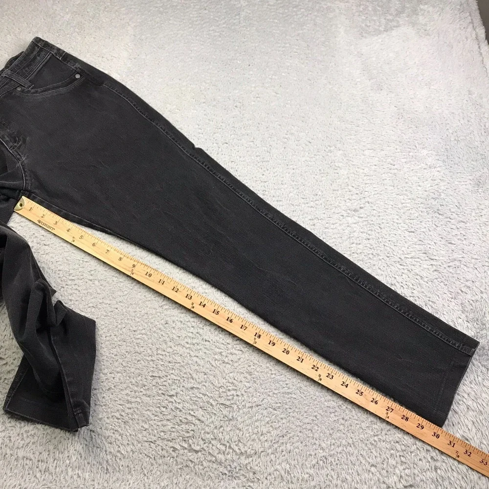 Kuhl Jeans Womens 12 Regular (33x30) Black Mid Rsie Straight Outdoor Stretch